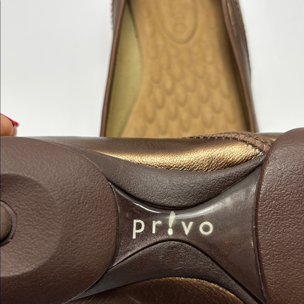 Clarks Privo Women's 6.5 Metallic Bronze Ballet Flats #0266 - Picture 2 of 12